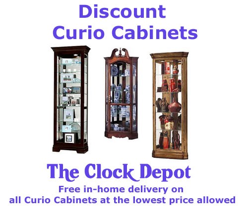 Click to see all Curio Cabinets Now On Sale