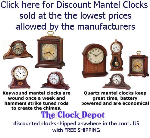 Quartz Mantel Clocks Now On Sale