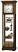 Detailed image of the Howard Miller LeRose 611-148 Quartz Curio Grandfather Clock