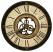 Detailed image of the Howard Miller Brass Works 625-542 Large Wall Clock