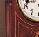 Inlay detail found on Howard Miller Barrister 613-180 Keywound Mantel Clock
