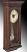 Side view of rhe Howard Miller Jasmine 625-384 Chiming Wall Clock
