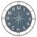 Detailed Image of Howard Miller Compass Dial Gallery Wall Clock