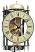 Dial detail of the Detailed image of the Hermle 70503-000701 Lester Dial Skeleton Clock