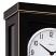 Case detail of the Hermle 70989-740141 Altenberg Keywound Wall Clock