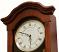 Dial detail of the Bulova C4443 Baronet Wall Clock