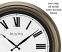 Dial detail of the Bulova C4886 Vineyard Illuminated Wall Clock