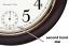 Dial detail of the Rhythm CMH755NR06 Preston Chiming Wall Clock