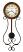 Howard Miller 625-497 Kersen Wall Clock