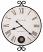 Howard Miller Magdalen 625-310 Large Wall Clock