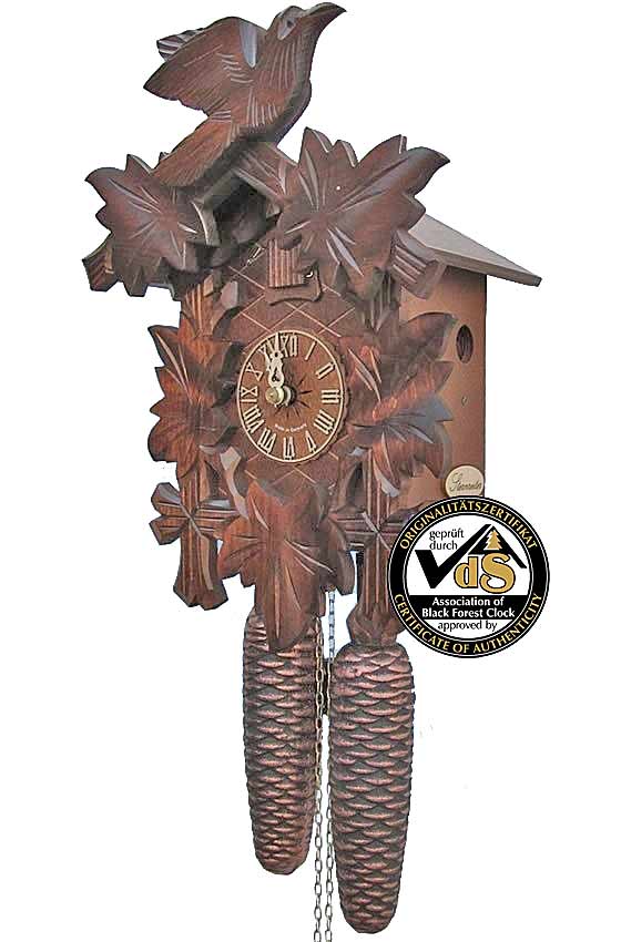 Cuckoo Clock Dial Wood German Black Forest 3 5/8 Diameter Light Color 