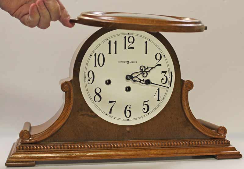 Howard Miller Hadley 630-222 Keywound Mantel Clock - The Clock Depot