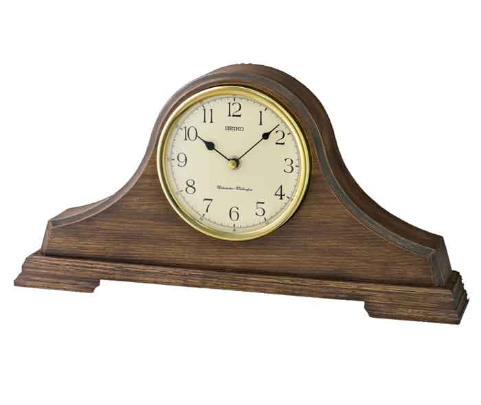 Seiko QXQ030BLH Contemporary Mantel & Shelf Clock 