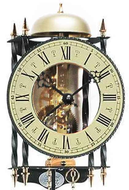 LESTER Skeleton Weight-Driven Wall Clock 70503-000701 by Hermle Clocks New! 