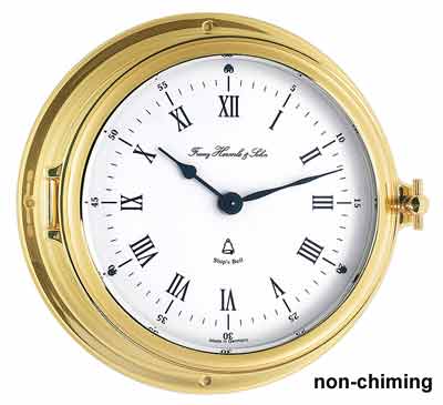 Hermle Norfolk 35065-002100 Brass Nautical Clock