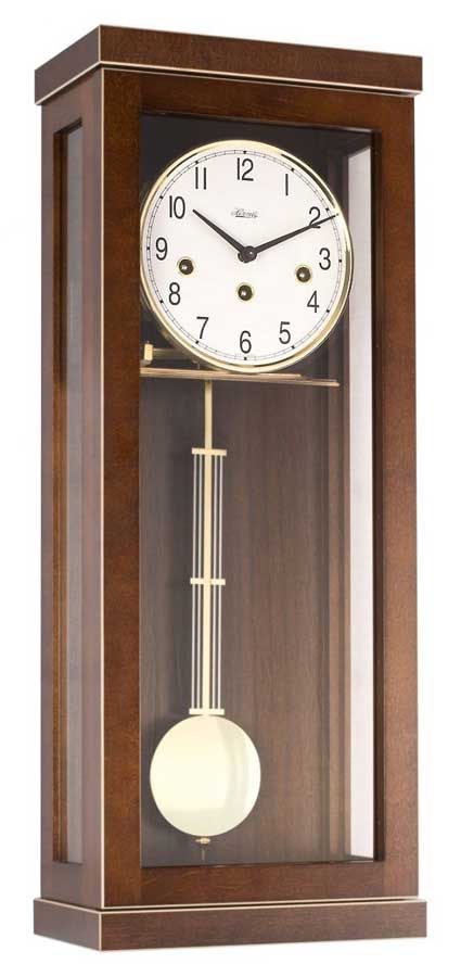 Hermle Carrington 70989-030341 Walnut Keywound Wall Clock