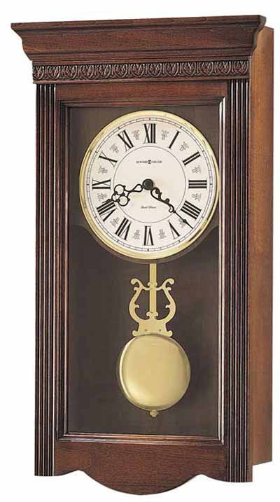 Howard Miller Jasmine Wall Clock 625-384 Wood & Quartz Dual-Chime Movement 