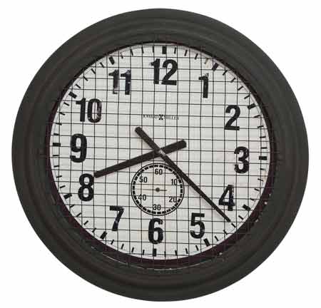 Howard Miller Grid Iron Works 625-625 Large Wall Clock