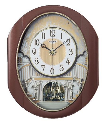 Rhythm 4MH439WU06 Palacio Magical Motion Clock