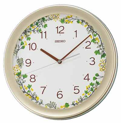 Seiko QXA777MR Flora Wall Clock