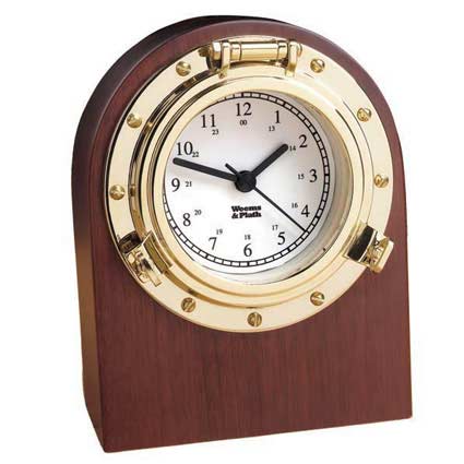 Weems and Plath 312400 Porthole Desk Clock