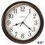 Howard Miller Virgo 625-381 Bronze Wall Clock