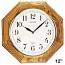 Seiko QXA102BC Quartz Oak Wall Clock