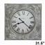 Howard Miller Bathazaar 625-622 Large Rustic Wall Clock
