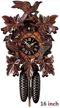 BFI8014 Black Forest 16 Inch 8 Day Cuckoo Clock