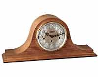 Hermle Laurel 21134-I90340 Oak Keywound Chiming Mantel Clock