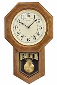 Bulova C3545 Thomaston Schoolhouse Chiming Quartz Wall Clock