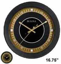 Bulova C4861 Long Play Bluetooth® Enabled Wall Clock