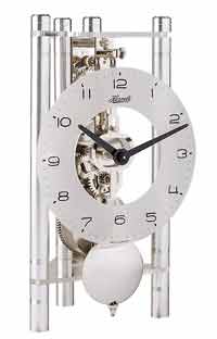 Hermle Mechanical Black Table Clock 23021-740721