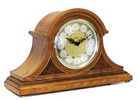 Hermle Amelia 21130-I9Q Oak Quartz Chiming Mantel Clock