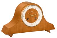 Hermle Fifties Retro Light Cherry Keywound Mantel Clock