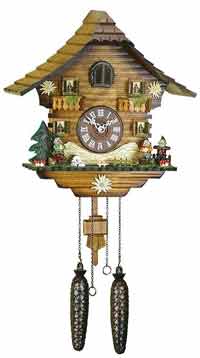 Hermle Heidelberg 45000 Quartz Cuckoo Clock 