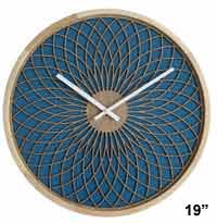 Hermle 31013 Stella Blue Modern Wall Clock