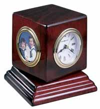 Howard Miller Reuben 645-408 Desk Clock - Photo Frame Clock