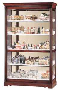 Howard Miller Townsend 680-235 Village Large Curio Cabinet