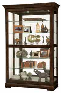 Howard Miller Kane III 680-626 Espresso Curio Cabinet