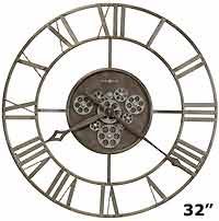 Howard Miller Laken 625-784 Moving Gears Wall Clock