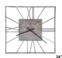 Howard Miller Lorain 625-611 Large Wrought Iron Wall Clock