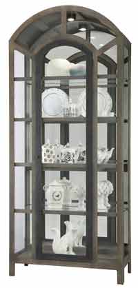 Howard Miller Reeko 680-696 Grey Curio Cabinet