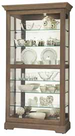 Howard Miller Tyler V 680-640 Aged Gray Curio Cabinet