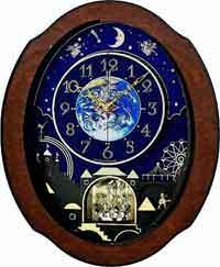 Rhythm 4MH879WU06 Timecracker Cosmos Clock