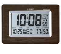 Seiko QHR020BLH Digital Atomic Clock