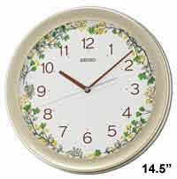 Seiko QXA777MR Flora Wall Clock
