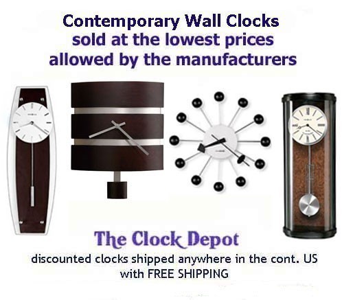 Contemporary Wall Clock On Sale