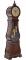 Side detal of the Arendal 611-005 Grandfather Clock