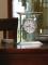 Room setting of the Howard Miller Clifton 645-641 Glass Table Clock
